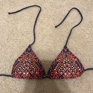triangle style bikini top